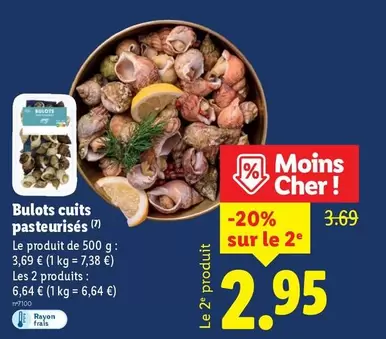 Bulots Cuits Pasteurisés
