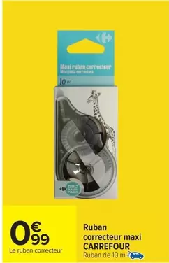 Carrefour - Ruban Correcteur Maxi