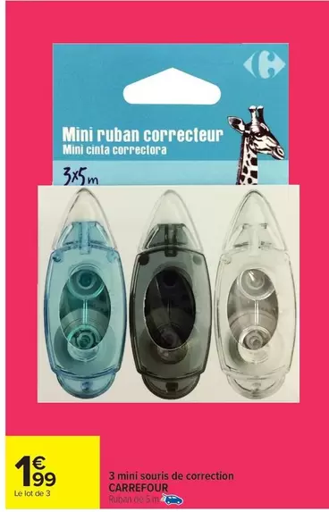 Carrefour - Mini Ruban Correcteur