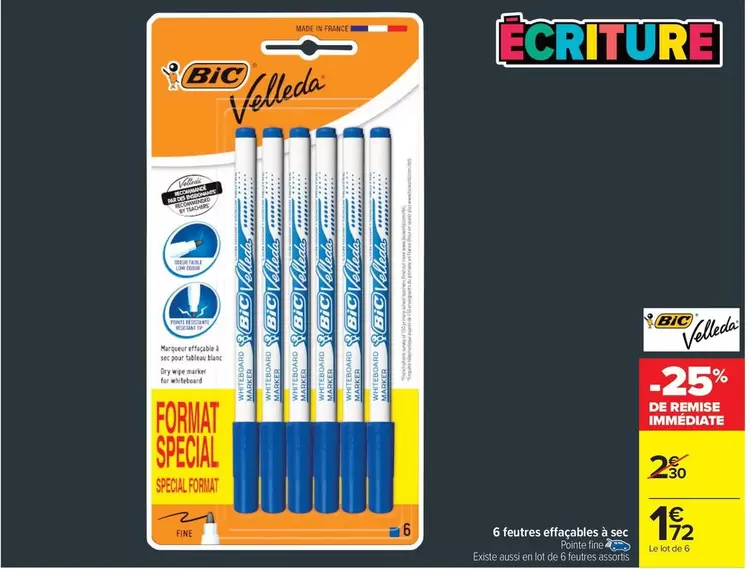 BIC - 6 Feutres Friggies Açoe