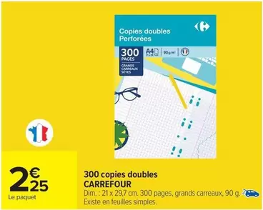 Carrefour - 300 Copies Doubles