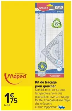 maped - Kit De Tracage Pour Gaucher